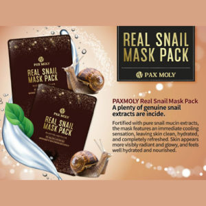 Pax Moly Real Snail Mask Pack