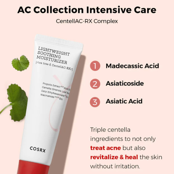 Cosrx AC Collection Lightweight Soothing Moisturizer - Image 3
